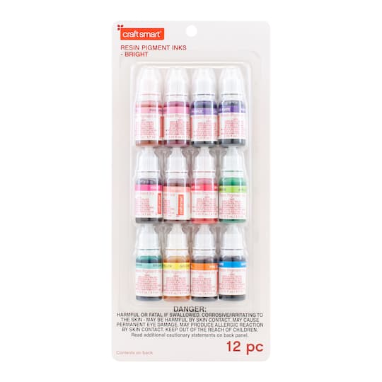 6 Packs: 12 ct. (72 total) Bright Resin Pigment Inks by Craft Smart®